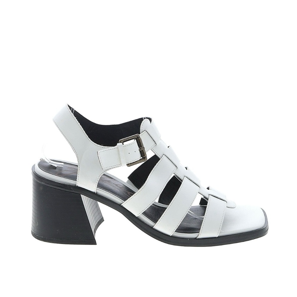 Zodiac Women's White Strappy Heeled Sandals 10